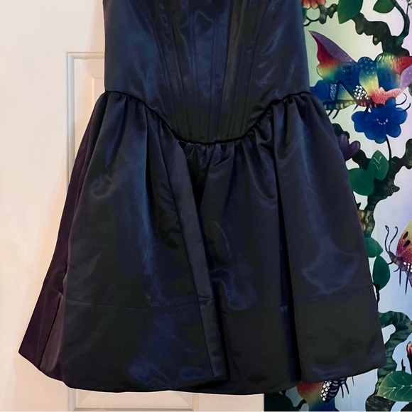 🌺🎉HP🎉🌺 NWT Staud Landscape Mini Dress Black - Picture 12 of 16